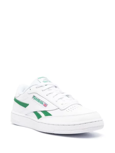 Sneakersy Reebok skórzane z logo białe