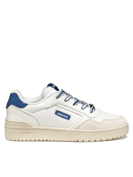 Sneakerși Geox alb