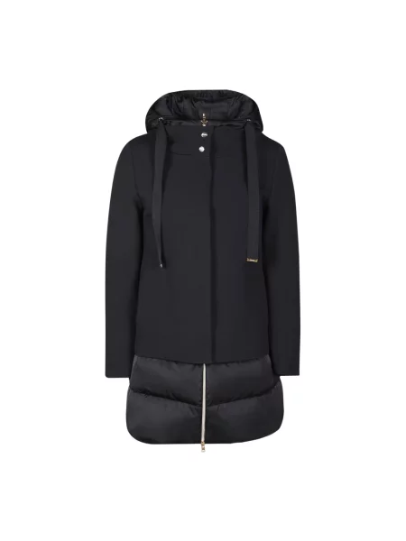Kurtka Herno w kształcie litery A czarna