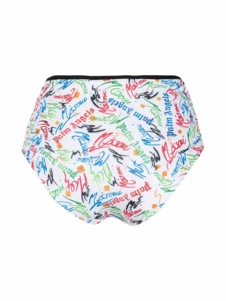 Bikini Palm Angels cu autograf alb