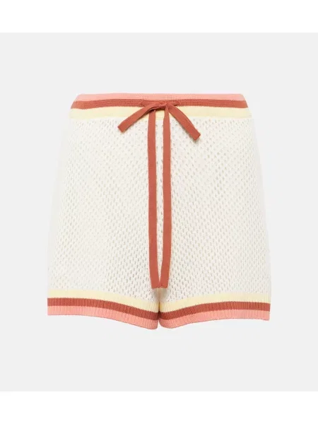 Szorty Zimmermann z wysoką talią złote
