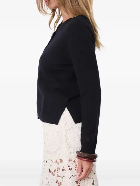 Cardigan Not Shy din cașmir negru