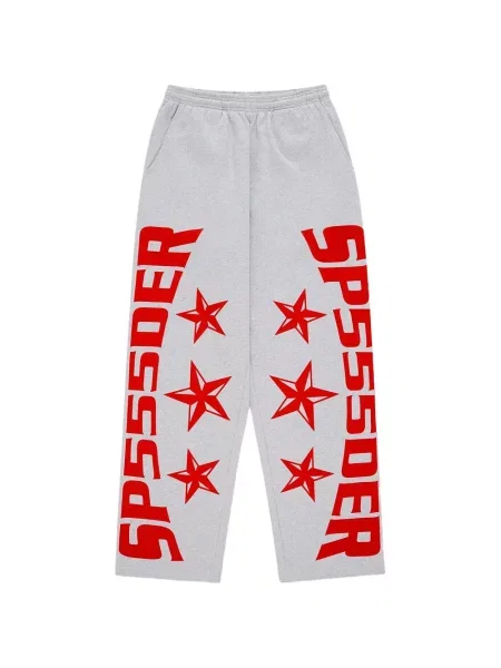 Pantaloni Sp5der gri