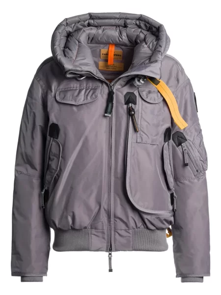 Kurtka bomber Parajumpers z kapturem szary