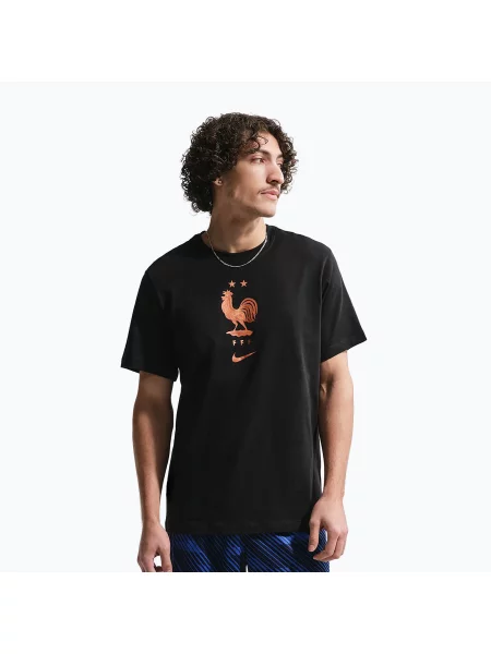 Tricou de fotbal pentru bărbați Nike FFF Soccer black negru