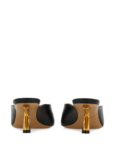 Sandale Ferragamo cu vârf deschis negru
