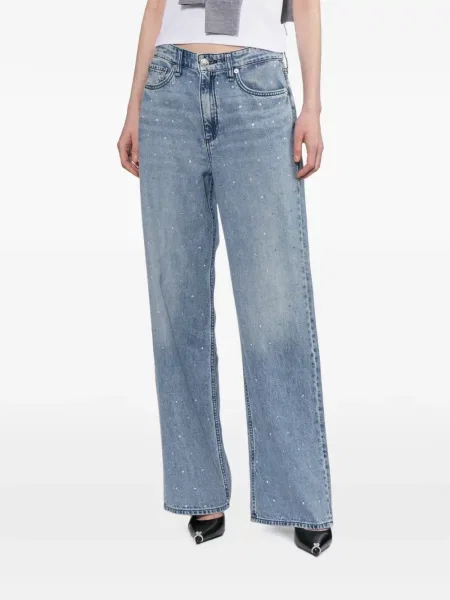 Blugi Rag & Bone albastru