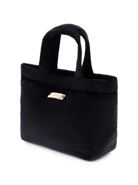 Geantă shopper Herno cu autograf negru