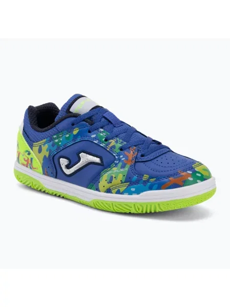 Gyermek focicipők Joma Top Flex Jr IN royal blue. Méret: 32 EU kék