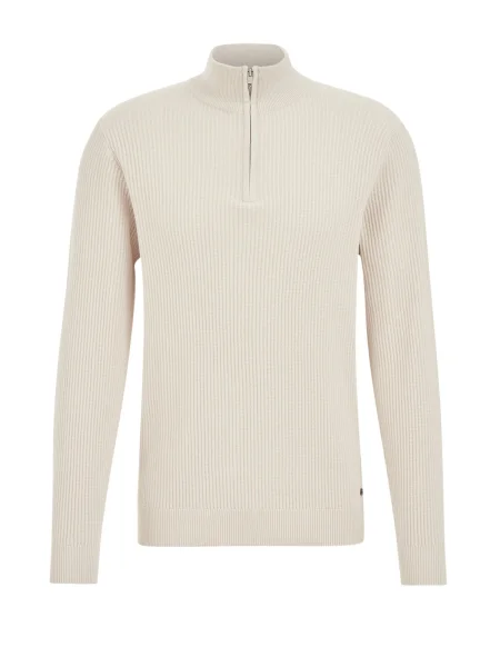 WE Fashion Pulover svetlo bež