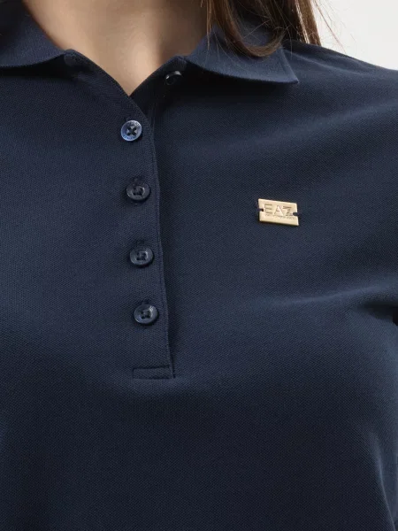 Поло Ea7 Emporio Armani синее