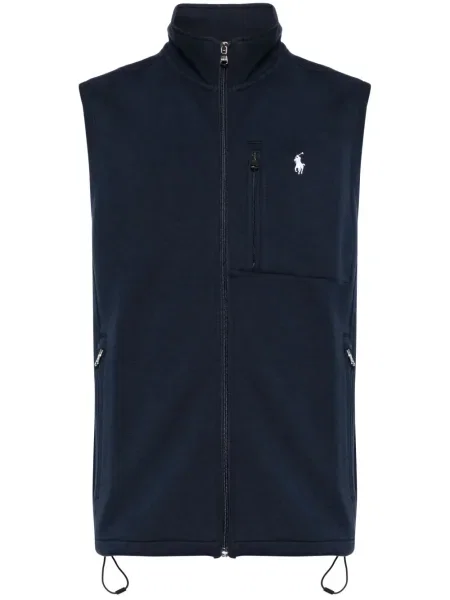 Поло тениска Polo Ralph Lauren от джърси с принт черно