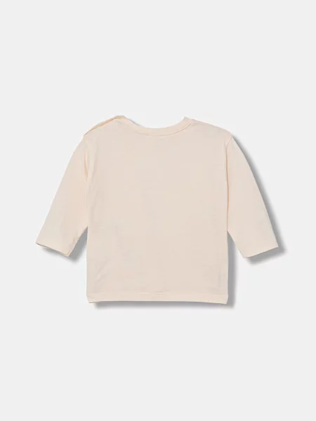 United Colors of Benetton tričko s dlouhým rukávem béžové