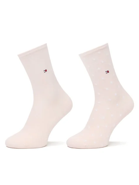 Tommy Hilfiger Dlhé ponožky ružová