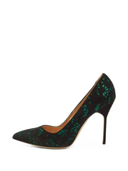 Pantofi cu toc Manolo Blahnik negru