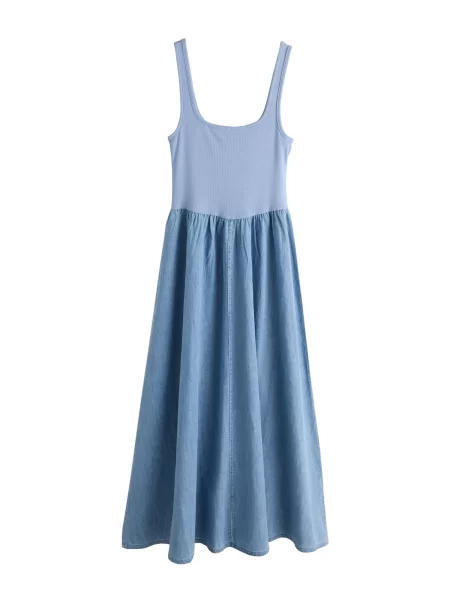 Next Rochie porumbel / denim albastru