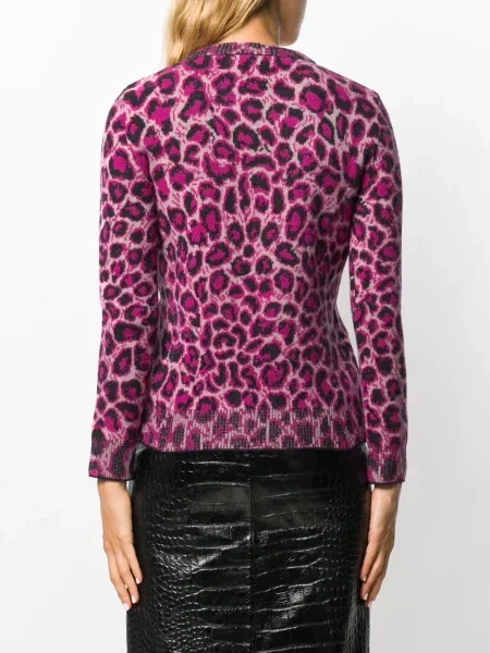 Pulover Alberta Ferretti cu imagine roz