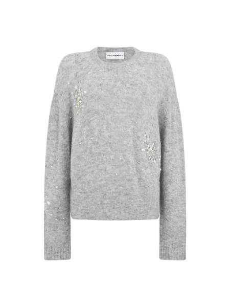 Sweter Des Phemmes wełniany szary
