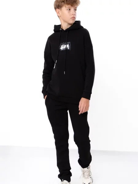 Костюмный спортивный костюм носи своє черный