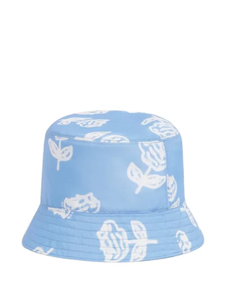 Pălărie Marni cu model floral cu imagine albastru