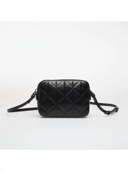 Geantă Calvin Klein Quilted Double Zip Camera Bag negru