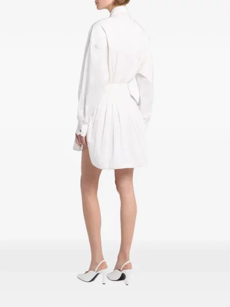 Rochie mini Versace din poplin alb
