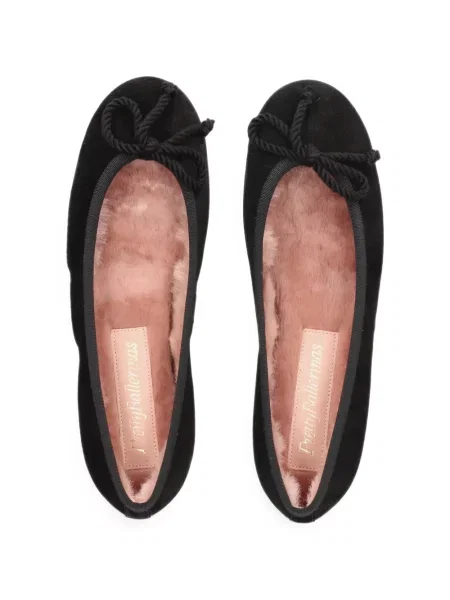 Balerini Pretty Ballerinas cu funde negru