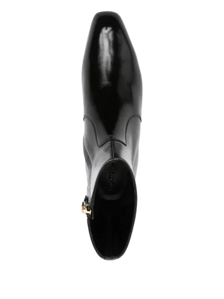 Botine Khaite din piele negru