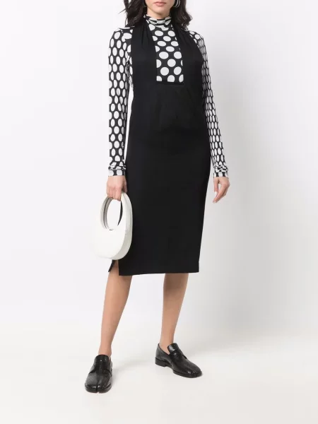 Sukně Comme Des Garçons Pre-owned s výstřihem halter černé