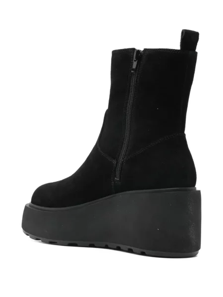 Botine Cafènoir cu platformă negru