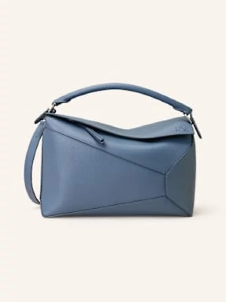 Loewe Torebka Puzzle Edge Large blau
