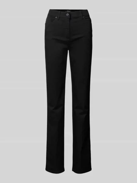 Spodnie o kroju regular fit z 5 model ‘Be Loved’ Toni czarne
