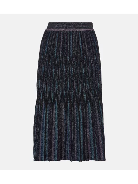 Fusta plisata Missoni plisată până la genunchi