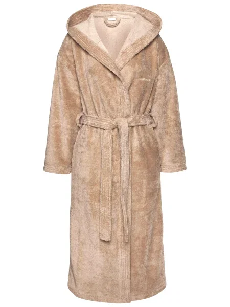 LASCANA Halat de baie lung nisipiu