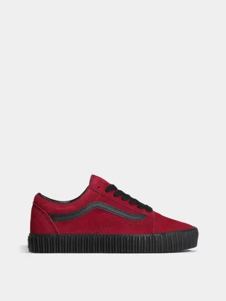 Замшевые кеды Vans красные