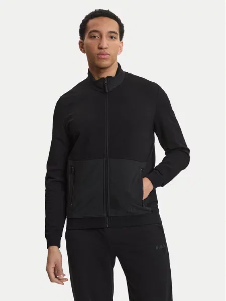 Guess hanorac cu bărbați negru