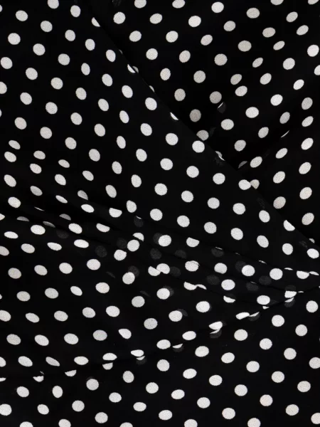 Rochie midi Adamaris cu buline plic negru