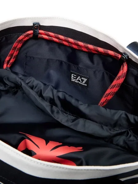 Τσάντα shopper Ea7 Emporio Armani μπλε