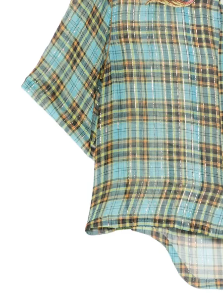 Koszula Undercover w kratkę niebieska