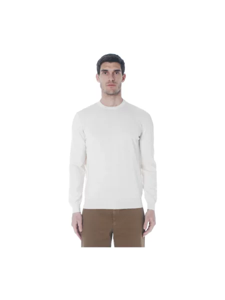 Sweter Dondup z krepy beżowy
