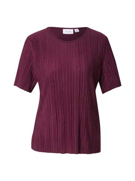VILA Bluză VIPlisa ciclam