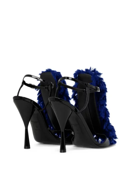 Sandale Givenchy din piele de lac albastru