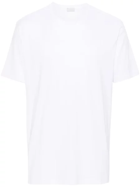 Tricou Hanro cu decolteu rotund alb