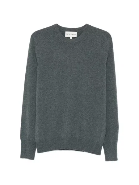 Hanorac crewneck Bompard din cașmir cu decolteu rotund albastru