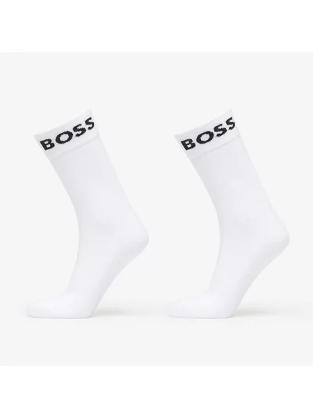 BOSS BLACK Șosete alb