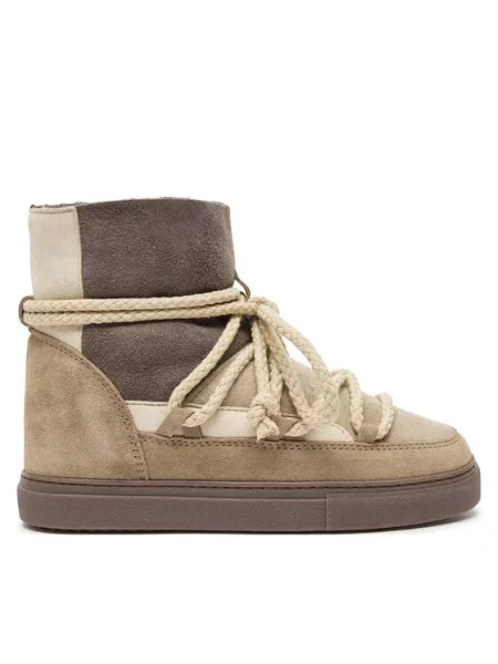 Inuikii Škornji za sneg Patchwork bež