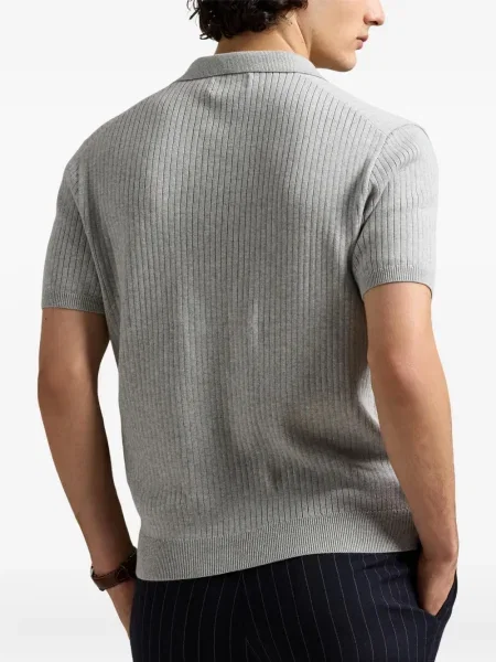 Ριγέ polo Polo Ralph Lauren με κουκούλα με αυτόγραφο λευκό