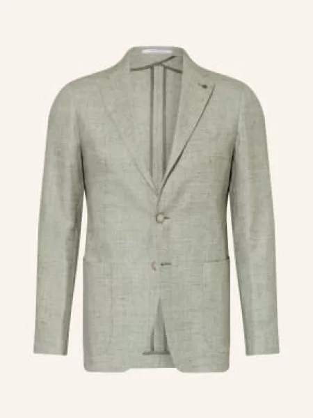 Tagliatore Sako Regular Fit S Lnem světle zelená