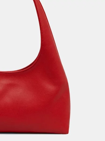 Torebka hobo A.p.c. skórzana czerwona