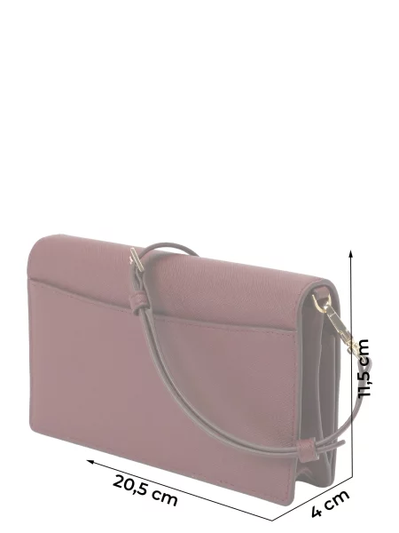 DKNY Geantă de umăr auriu / vin roșu